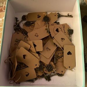 Box of key party favors